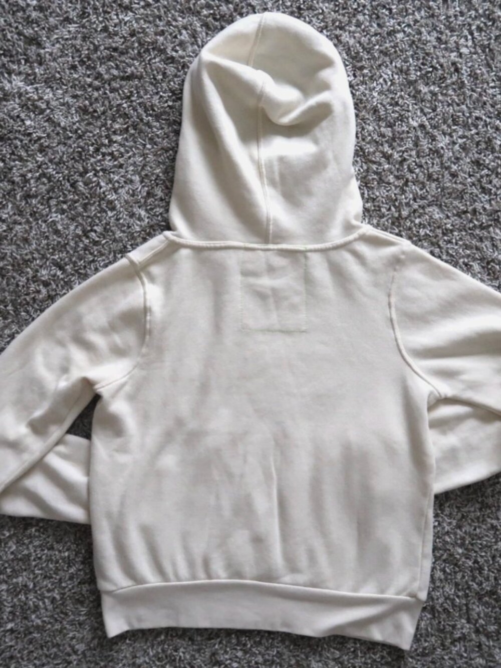 AVIATOR NATION Ninja Hoodie Women’s S Vintage White Pullover Funnel Neck - Picture 8 of 10